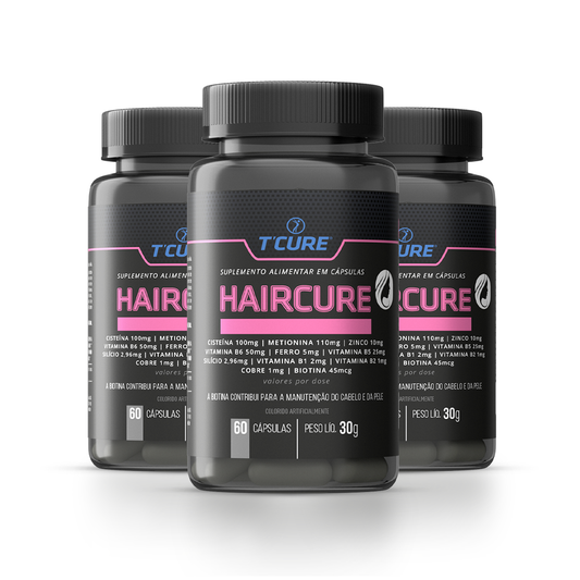 Hair Cure | Suplemento para saúde dos cabelos e da pele